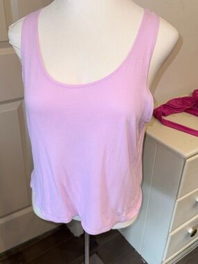 PINK Victoria's Secret Light Lilac Scoop Tank Top